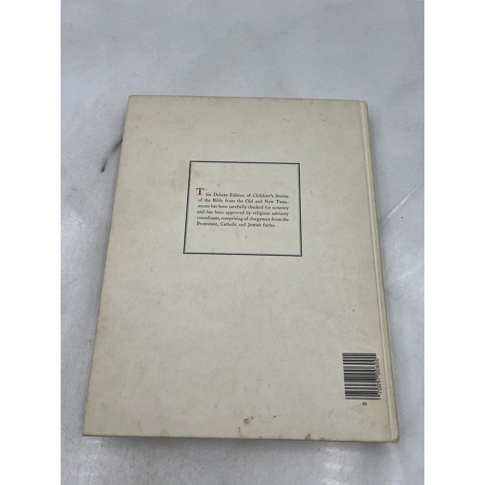 Childrens Stories of the Bible Deluxe Edition 1968 Hardcover Barbara T Bradford